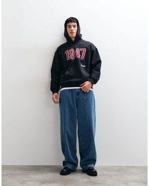Wrangler Graphic Print Hoodie - Blue