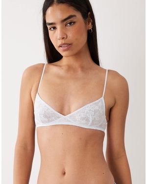 Cotton On Lace Bralette - Blue