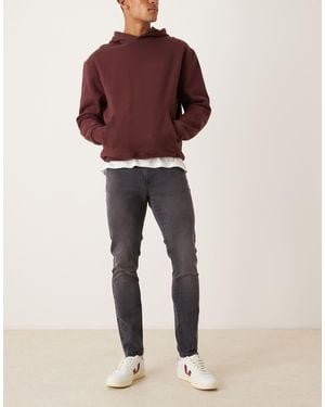 ASOS Jeans Skinny Délavé - Rosso