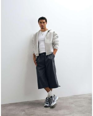 Collusion Utility Jorts - White