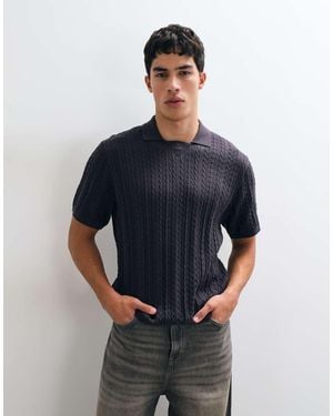 adidas Originals Polo De Punto De Ochos En - Azul