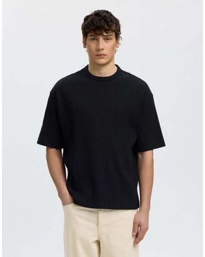 SELECTED T-Shirt - Black