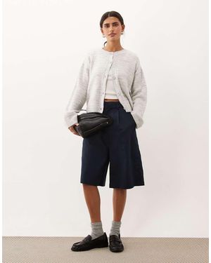Threadbare Pantalones Cortos Bermuda De Sastre En - Azul