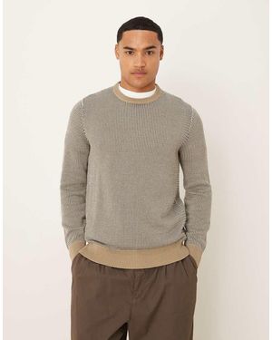 Barbour Wells Crew Neck Jumper - Grey