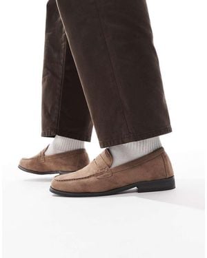 SEQWL Hero Saddle Loafers - Brown