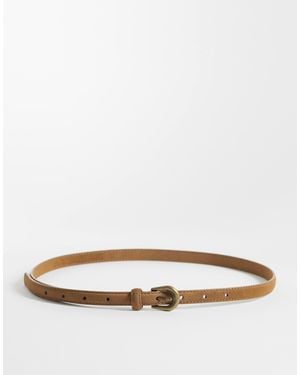 ASOS Waist And Hip Skinny Jeans Belt - Brown