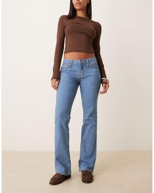 Wrangler X lainey wilson – bootcut-jeans - Blau