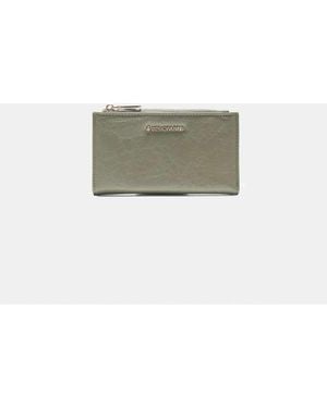 Stradivarius Basic Zip-up Purse - Green