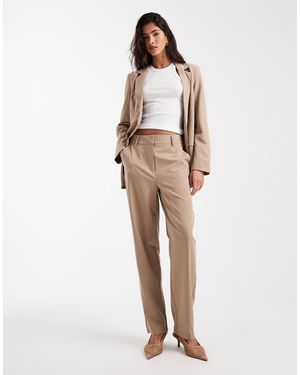 Vero Moda Straight Leg Tailored Trouser Co-Ord - Natural