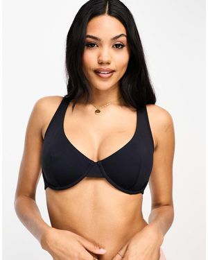 ASOS Größere brust – marina – glättender bügel-bh aus nylon-mix - Schwarz