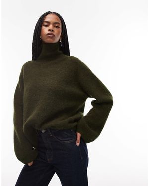 ARKET Alpaca And Wool Knit Sweater With Roll Neck - Black