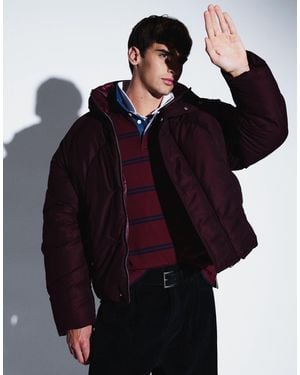 ASOS – oversize-pufferjacke - Blau