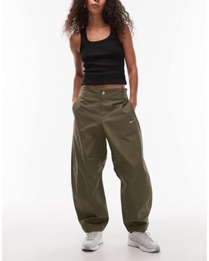 Nike Street Barrel Leg Trousers - Green