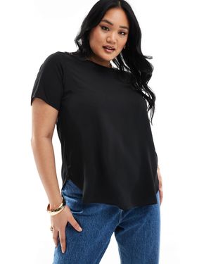 ONLY – kurzärmlige bluse - Schwarz