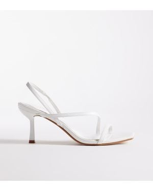 SIMMI Simmi London Wide Fit Natasha Strappy Heeled Sandals - White