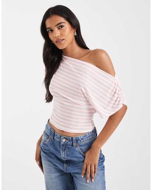 Miss Selfridge Off Shoulder Top - White