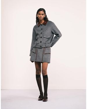laagam Frankie High Waist Skirt - Natural