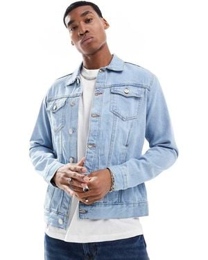 Don't Think Twice Dtt Slim Fit Denim Jacket - Blue