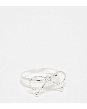 SEOL + GOLD Ring Met Strik - Wit