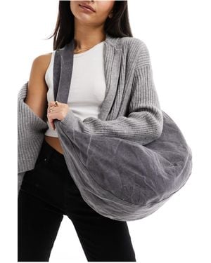 Weekday Samir Slouchy Cross Body Bag - Grey