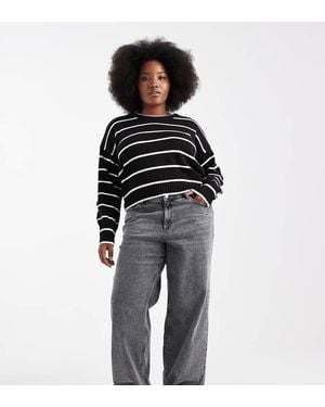 Vero Moda Tessa High Waisted Wide Leg Jeans - Multicolour