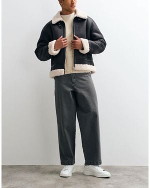 Redefined Rebel Asgar baggy Trousers - Grey