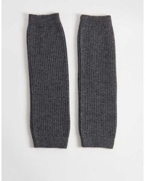 ASOS Knit Leg Warmers - Grey