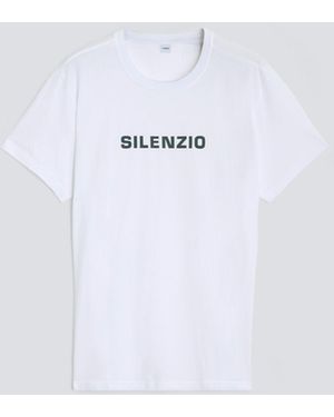 Aspesi T-Shirt Aus Baumwolljersey Mit Print - Weiß