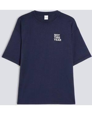 Aspesi T-Shirt -Not This Year - Blau