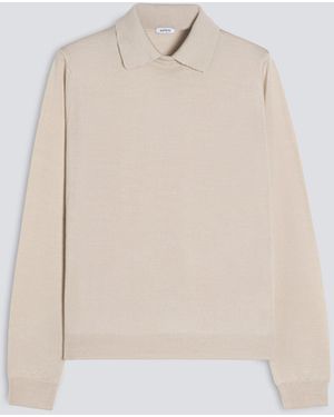 Aspesi Pullover Aus Woll- Und Seidenmischung - Weiß