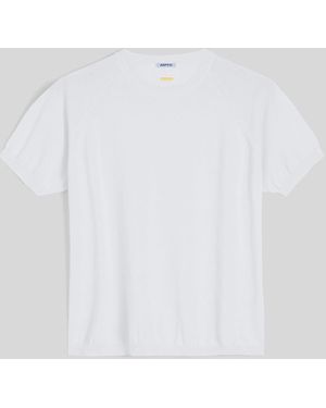 Aspesi T-Shirt Aus Baumwolle Mit Rundhalsausschnitt - Weiß