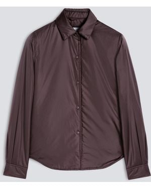 Aspesi Hemdjacke -Glue- Aus Nylon, Wattiert Mit Thermore-Wattierung - Braun