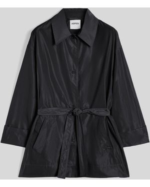 Aspesi Jacke Teria Aus Funktionsstoff - Schwarz
