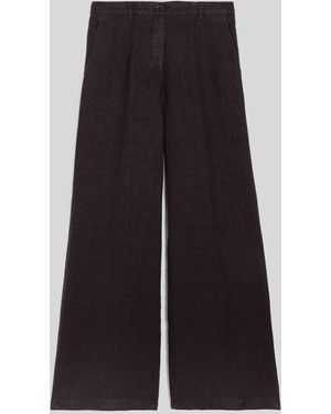 Aspesi Hose Aus Geflammtem Leinen - Braun