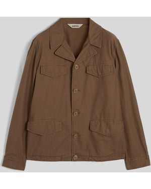 Aspesi Jacke Mash Aus Canvas - Braun
