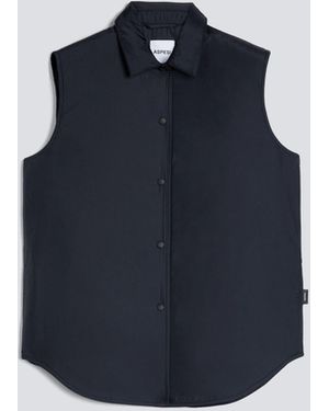 Aspesi Nylon-Dotweste - Blau