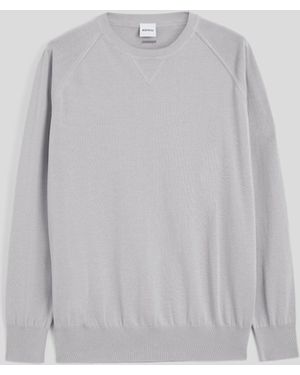 Aspesi Pullover Aus Baumwolle Mit RaglanãRmeln - Grau