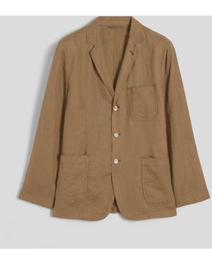 Aspesi Blazer Samuraki Aus Leinen - Natur