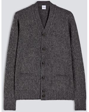 Aspesi Shetlandwoll-Strickjacke - Grau
