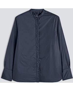 Aspesi Hemdjacke Glue Aus Nylon Mit Thermore-Wattierung - Blau