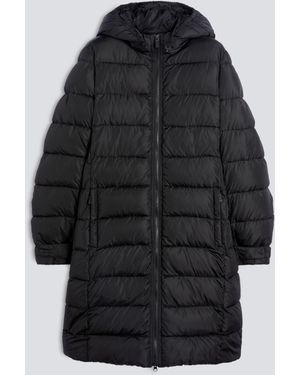 Aspesi Gesteppter Mantel Aus Recyceltem Nylon - Schwarz