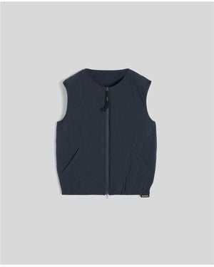 Aspesi Wasserabweisende Weste Aus Bi-Stretch-Nylon - Blau