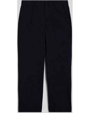Aspesi Hose Lab Aus Rustikalem Baumwoll-Leinen-Canvas - Schwarz