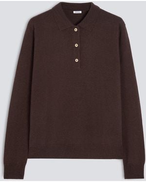 Aspesi Poloshirt Aus Wolle Und Kaschmir - Braun