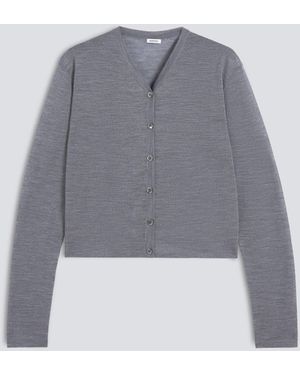 Aspesi Cardigan Aus Merinowolle - Blau