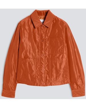 Aspesi Jacke Aus Funktionsstoff Mit Leichter Thermore-Wattierung - Orange