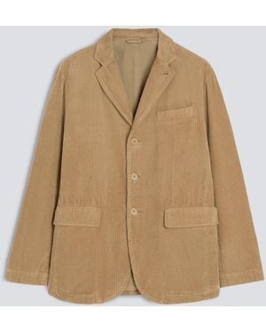 Aspesi Jacke Aus Cordsamt - Natur