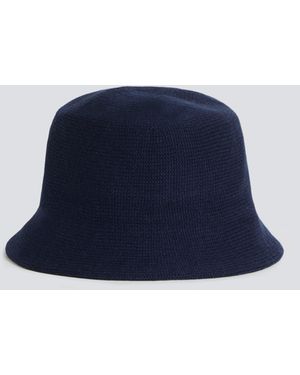 Aspesi Hut Aus Wolle Und Kaschmir - Blau
