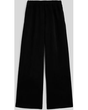 Aspesi Hose Aus Cady-Crepe Mit Gummiband - Schwarz