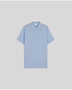 Aspesi Poloshirt Aus Baumwolle Mit PerlmuttknãPfen - Blau
